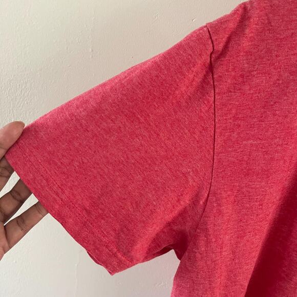 Buck Wear Willie Nelson Graphic T-Shirt Men Large Red Short Sleeve Crewneck - Picture 4 of 7